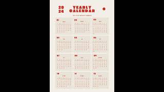 Download 2024 Printable Calendars  2024 Calendar Templates and Images 📅 Calendar 365 📅 [upl. by Burt]