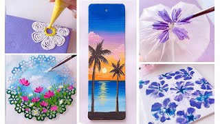 10 Creative painting ideas That are another level  Easy Tips amp Hacks to draw  Acrylic Painting [upl. by Sexela]