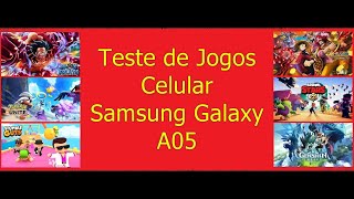 Teste de Jogos Celular Samsung Galaxy A05 [upl. by Sadick22]