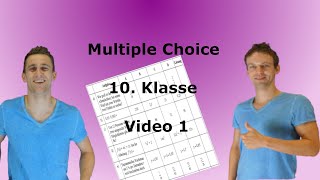 Multiple Choice 10 Klasse  Teil 1Lösung [upl. by Jon]