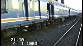 Southerner Train arrivals and departures from Gore and Invercargill [upl. by Oruhtra]