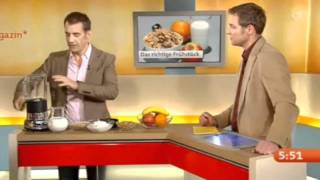 Das richtige Frühstück  Dr Kurscheid im ARD Morgenmagazin am 01042009 [upl. by Cynthla903]