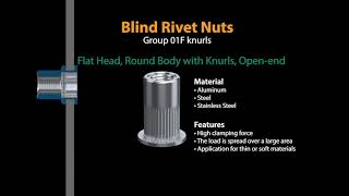 BLIND RIVET NUT QNUT STANDARD – CYLINDRICAL HEAD [upl. by Clementi]