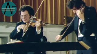 Perlman and Zukerman Henryk Wieniawski  Caprice in A Minor Excerpt [upl. by Liva]