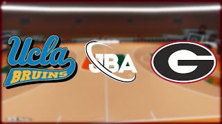 JBA UCLA Bruins vs Georgia Bulldogs  RB World 4  ROBLOX [upl. by Poock]