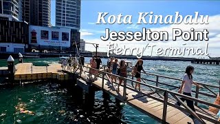 Kota Kinabalu 亚庇 코타 키나발루 Jesselton Point🤩Ferry Terminal to Labuan beautiful islands at Marine Park❤️ [upl. by Saleme763]