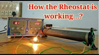 Rheostat working Demo in tamil [upl. by Aititel]