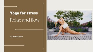 Yoga to reduce stress  Relax and flow [upl. by Janus289]