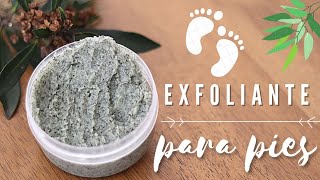 🌿🤩 Exfoliante natural para los pies  Exfoliante emulsionado  Cuida tus pies en casa 💚 [upl. by Niwroc]