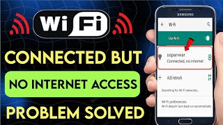 Wifi Connected but no Internet access android  Wifi connected but not working  Wifi not access fix [upl. by Eelirol970]