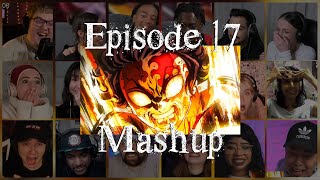 Demon Slayer Kimetsu no Yaiba Season 2 Episode 17 Reaction Mashup  鬼滅の刃 [upl. by Hourihan]