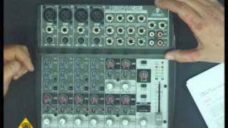 Behringer Xenyx 1202 mixer [upl. by Narcissus]