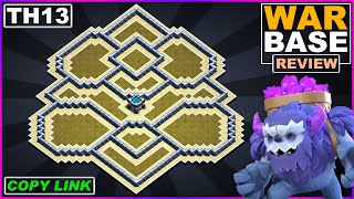 NEW TH13 WarCWL Base 2022 with Copy link  Anti 2 amp 3 Star COC TH13 war Base 2022  Clash of Clans [upl. by Morganstein]