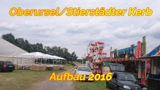 Oberursel Stierstädter Kerb Aufbau 2016 [upl. by Nevs836]