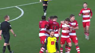 Harrogate Town v Doncaster Rovers highlights [upl. by Luapnoj]