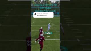 Jaylen Waddle 99 yard TD nfl [upl. by Ezana]