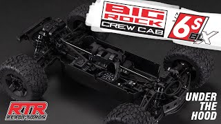 ARRMA RC BIG ROCK 6S BLX  Under The Hood ARA7612 [upl. by Schwitzer567]