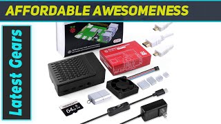 GeeekPi Raspberry Pi 4 4GB Starter Kit  64GB Edition The Ultimate Raspberry Pi Bundle [upl. by Hsirap]