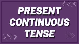 Present Continuous Tense Konu Anlatımı  İngilizce Şimdiki Zaman Konu Anlatımı [upl. by Akinwahs]