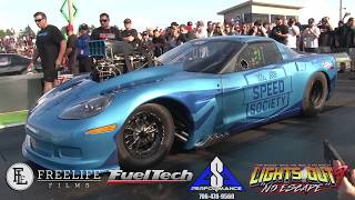 ALEX LAUGHLIN 3SEC 200MPH SCREW BLOWN CORVETTE [upl. by Pizor]