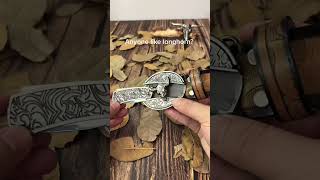 Anyone Like Longhorn Belt Buckle Wtih Hidden Knife selfdefense survive [upl. by Eyahs494]