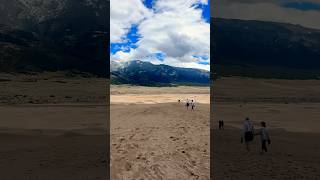 Great Sand Dunes National Park Colorado 🏜️🏔️🇺🇸 hiking colorado [upl. by Audry241]