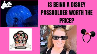 IS BEING A DISNEY PASSHOLDER WORTH THE PRICE  My take during a day at Epcot in Walt Disney World [upl. by Giovanni]