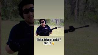 Atrius trigger with 57 pt3 fypシ゚ gunshorts mustwatch legallydangerous arp airsoft [upl. by Ilocin]