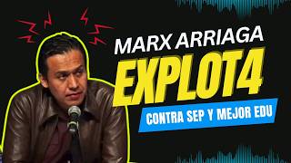 Marx Arriaga  TRUENA con SEP CONALITEG y MejorEdu [upl. by Nahtonoj]