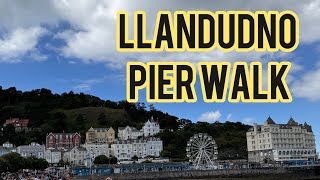 Exploring Llandudno Pier A Beautiful North Wales Walk [upl. by Ztnaj20]