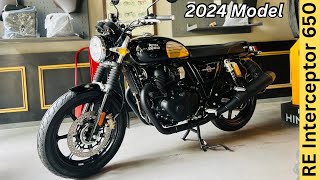 2024 Royal Enfield Interceptor 650 Alloy Full Detailed Review ❤️Price amp Features🔥Interceptor 2024 [upl. by Whitver146]