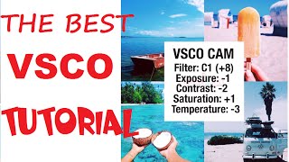 Vsco tutorial 2018  How to edit Vsco full  the App must have [upl. by Tra]