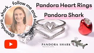 Pandora Heart Rings  Valentines Day 2021 Collection  Pandora Shark [upl. by Nnave866]