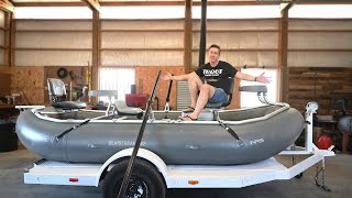 PROJECT Fly Fishing Raft Trailer Build [upl. by Bertha]