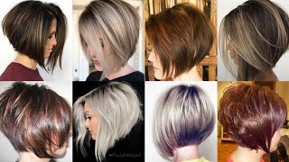 35 High Stacked Inverted Bob Haircuts For Adgy Dramatic Look With Amazing Hair Dye Color Ideas 2022 [upl. by Fauver]