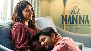 Hii Papa Hii nanna New South Indian Hindi dubbed Movie 2024  Nani🔥  Mrunal Thakur 😘 [upl. by Jamnis459]