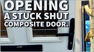 UPVC  Composite Door Stuck  Jammed Shut amp Won’t Open or Lock Repair [upl. by Adle]