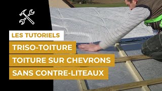 Comment isoler sa toiture avec TRISOTOITURE sur chevrons sans contreliteaux   ACTIS Isolation [upl. by Apfelstadt]