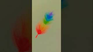 Easy 🪶 feather drawing pop [upl. by Dorelle]