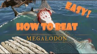 How To Beat The Megalodon Easy Stranded Deep PS4 Xbox Before Update [upl. by Kunz217]