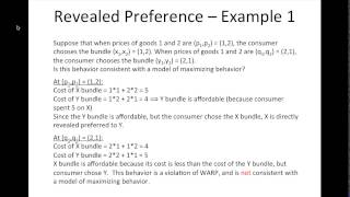 Revealed Preference Theory  Micro Economics  UGCNET Economics [upl. by Leksehcey949]