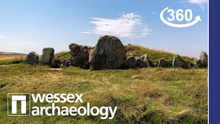 Heritage 360 Inside West Kennet Long Barrow [upl. by Knowles]