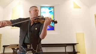 Back to the Hills composed by James Scott Skinner and performed by Paul Anderson in Migvie Kirk [upl. by Nael]