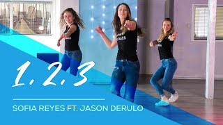 1 2 3  Sofia Reyes ft Jason Derulo  Easy Fitness Dance Video  Choreography [upl. by Lolita]