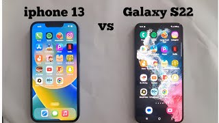 iphone 13 VS Galaxy S22 in 2024  Speed Test [upl. by Atiluj]