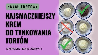 NAJSMACZNIEJSZY TYNK DO TORTU  smaczny krem maślany do tynkowania [upl. by Takakura]