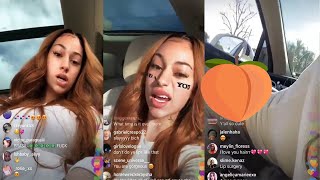 Danielle Bregoli Live Bhad Bhabie Instagram Live Shows Off Moves 👀  January 7th 2020 [upl. by Malda]