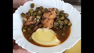 FRANGO COM QUIABO E ANGU [upl. by Emad]