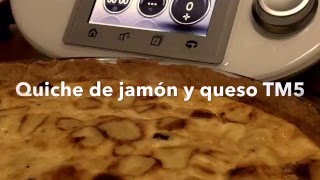 Quiché de jamón y queso  Recetas Thermomix [upl. by Yelad]