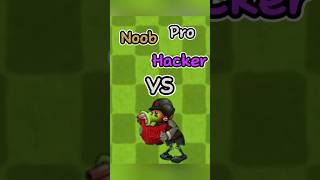 PVZ Fusion  Noob vs Pro vs Hacker  Gatling Cherry Newspaper Zombie pvz memes shorts [upl. by Sheelah]